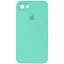 Чохол Epik Silicone Case Square Full Camera Protective AA для Apple iPhone 7/8/SE 2020 4.7 Бірюзовий/Turquoise - мініатюра 1