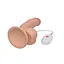 Реалістичний вібратор Lovetoy The Ultra Soft Dude 21.5 см тілесний - мініатюра 4