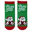 Дитячі Новорічні шкарпетки з індійської бавовни махрові Гномик 423010 18-20 - мініатюра 1