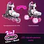 Ролики Neon Combo Skates Размер 30-33 Розовый - миниатюра 9