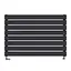 Радіатор дизайнерський Ideale Vittoria H 12 8/544/800 чорний, Чорний - мініатюра 1
