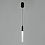 Світильник із підвісною матовою паличкою у чорному корпусі 30х3 см | Арт. A271-30*300 BK | Line F - мініатюра 2