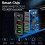 Зарядний пристрій Mirrow 3 USB Type-C Super Charge/Quick Charge 36W Black (498567566) - мініатюра 5