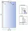 Душова стінка Rea Aero N 110 REA-K3021, універсальні - мініатюра 5