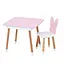 Столик зі стільцем "Метелик" 05-025R-BOX з ящиком, рожево-білий - мініатюра 2