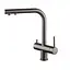 Змішувач для кухні на дві води Koer KB-72001-07 KR3393 Графит - мініатюра 1