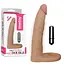 Насадка на пенис для двойного проникновения с вибрацией Lovetoy The Ultra Soft Double 17.8 см телесный - миниатюра 2