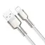 Кабель Baseus Cafule Series Metal Data Cable USB to Lightning 2.4A 2 м Белый - миниатюра 2