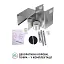 Вытяжка декоративная со стеклом PERFELLI GRASSI 6PWX INOX - миниатюра 10