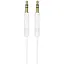 Аудіокабель Borofone BL16 Clear sound 3.5 мм/1 м білий - мініатюра 1