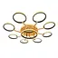 Люстра потолочная Brille светодиодная 114W NW G (BL-753S/9) - миниатюра 2