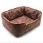 Лежак для собак и кошек Zoo-hunt Форест двухсторонний коричневый №1 40х50х19 см - миниатюра 1