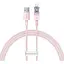 Кабель Baseus Explorer Series Fast Charging Cable with Smart Temperature Control USB to iP 2.4A 1 мpink - миниатюра 1