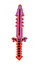 Меч С 52181, підсвічування, звук, у пакеті (6900067521811) Червоний - мініатюра 1