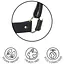 Пара браслетов на запястье и палец Bijoux Indiscrets MA Hand Bracelet Harness Black экокожа One size - миниатюра 4