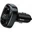 Автомобільний зарядний пристрій Baseus FM Launcher S-09 2.4A 2USB black (CCMT000301) - мініатюра 3