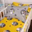 Комплект постельного белья MirSon Бязь 20-0029 Funny mice 220х240 серо-желтый (2200010267150) - миниатюра 2