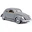Автомодель Bburago Volkswagen Kafer Beetle 1955, 1:18 серая (18-12029 GY) - миниатюра 4