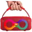 Portable Bluetooth Speaker with Backlight Portable Wireless Speaker Et 311 Boombox 1800 mAh 10W microSD Red - мініатюра 1