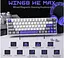 Клавиатура игровая механическая AULA WIN-68 HE Max White-Blue Magnetic switch ENG/UKR - миниатюра 6