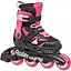 Ролики Rollerblade Microblade 36.5-40 Black/Pink (1012-86B0751530-NJ02-36.5-40) - мініатюра 1