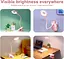 Світлодіодна лампа для читання з кріпленням на кліпсі USB, 3 колірних режими 10 рівнів яскравості - мініатюра 3