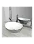 Умивальник Rea Sofia silver/white накладний REA-U0420, Хром - мініатюра 3