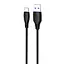 Кабель Proove Simple Silicone USB to Type-C 3A (1m) black - мініатюра 1