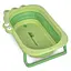 Ванночка дитяча, силікон, складана, 80x53.9x20.8 см, зелена - мініатюра 1
