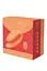 Вібратор Dreamtoys Glam Couples Vibrator 8.5 см помаранчевий - мініатюра 5