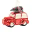 Елочное украшение "Красная машинка с елкой" 7,3*12,1*9,8 см, YQ1405204 - миниатюра 1