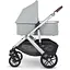 Прогулянкова коляска Uppababy Cruz V2 - LIAM +люлька Uppababy Carrycot-Stella Grey Brushed Melange Silver Frame - мініатюра 10