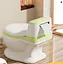 Горшок детский Дом с мягким ПВХ сиденьем WN-5-6 зеленый (33520) - миниатюра 2