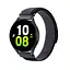 Ремешок для Samsung Galaxy Watch 3 41mm - черно-оранжевый Watchbands NormalCloth ширина крепления 20мм нейлоновый (W21-5WB93567766) - миниатюра 3
