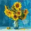 Картина по номерам "Любимые подсолнухи" KHO3206 Идейка (4823104335504) - миниатюра 1