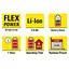 Акумулятор універсальний Trotec 20V 2Ah Flexpower Li-Ion NMC для інструментів - мініатюра 3