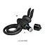 Виброкольцо Pretty Love Vibro Penis Ring Bunny III 9.7 см черный - миниатюра 9