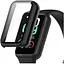 Чехол-накладка DK Пластик Gloss Glass Full Cover для Xiaomi Amazfit Band 7 (black) - миниатюра 1