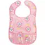 Дитячий слинявчик клейончатий MGZ-0601(Pink) на липучці - мініатюра 1
