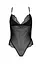 Сітчасте боді з мереживним ліфом Passion DELIENA Body XXL/XXXL black - мініатюра 3