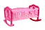 Ліжечко для ляльок Технок, рожеве, 4531 - мініатюра 4