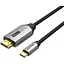 Кабель Vention USB 3.1 Type-C M - HDMI M 1.5m 4K 60 Гц Thunderbolt 3 HDCP2.2 PVC Black - мініатюра 1