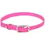 Нашийник для собак Coastal Nylon Web нашийник для собак 1х30 см неоново-рожевий - мініатюра 1