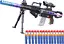 Электрический пистолет для снайпера Nerf, более 100 автоматических стилей, 100 дротиков с прицелом, электрическая снайперская - миниатюра 1