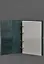 Шкіряний блокнот А4 на кільцях (Софт-бук) 9.0 в м'якій обкладинці зелений Краст - мініатюра 3