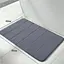 Современный коврик для ванной Aquarius с эффектом памяти Мягкий Антискользящий 40 х 60 см Графит в полоску - миниатюра 2