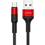 Кабель посилена обплетення USAMS US-SJ224 USB - microUSB 1.2 метра червоний - мініатюра 1