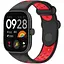 Ремінець DK CDK Silicone Sport Band Nike для Xiaomi Redmi Watch 4 (017600) (black / red) - мініатюра 3