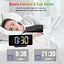 Будильник із живленням від мережі з нічним світлом RGB з Europlug - мініатюра 2