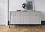 Комод Perfect Home Нова / Nova 3-дверний з 3 шухлядами і чорними ніжками KSZ154 Сірий (PFH-091242) - мініатюра 1